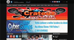 Desktop Screenshot of crateuswebradio.com.br